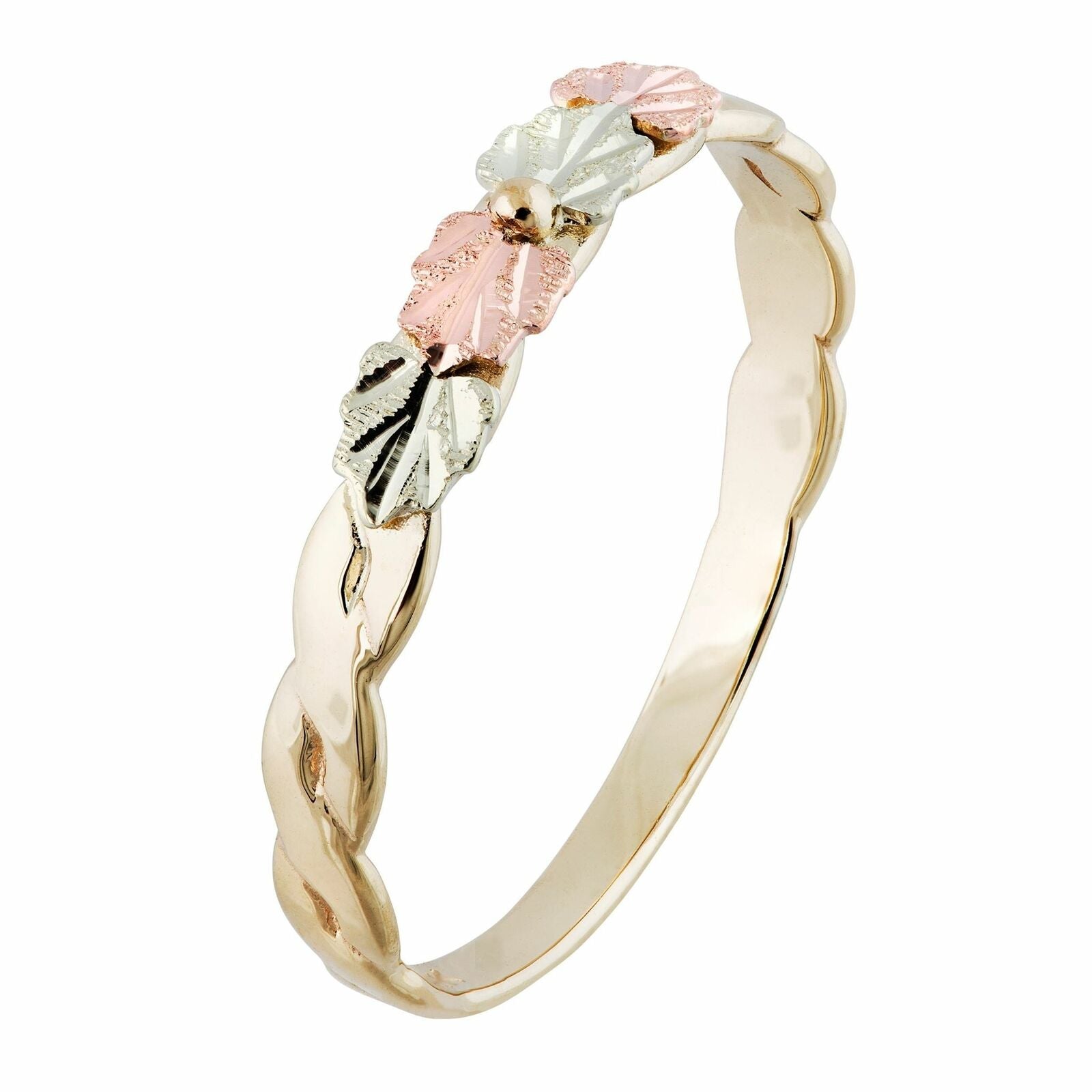Petite Four Leaves - Black Hills Gold Ladies Ring