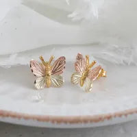 Butterfly - Black Hills Gold Earrings