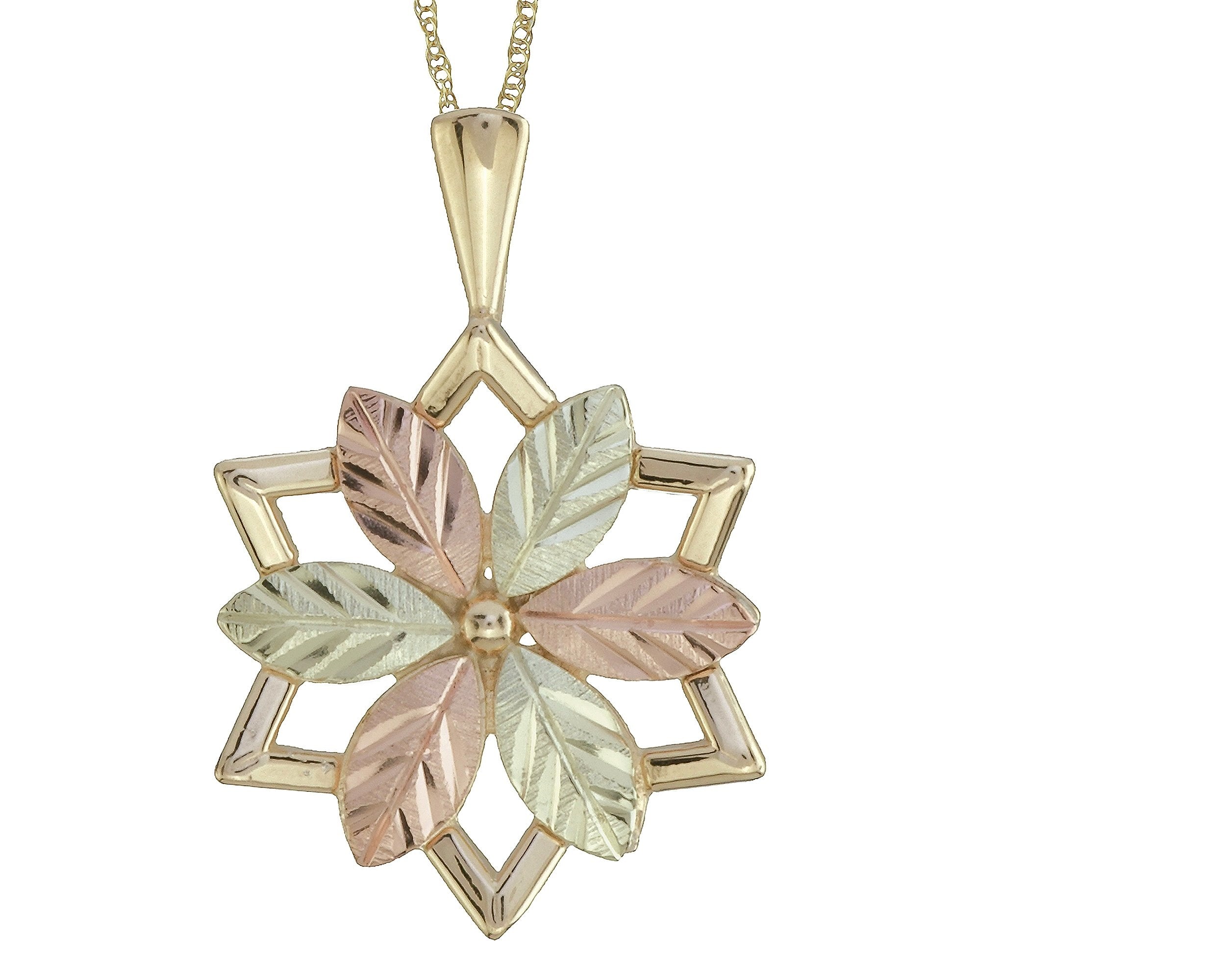 Hexagonal - Black Hills Gold Pendant