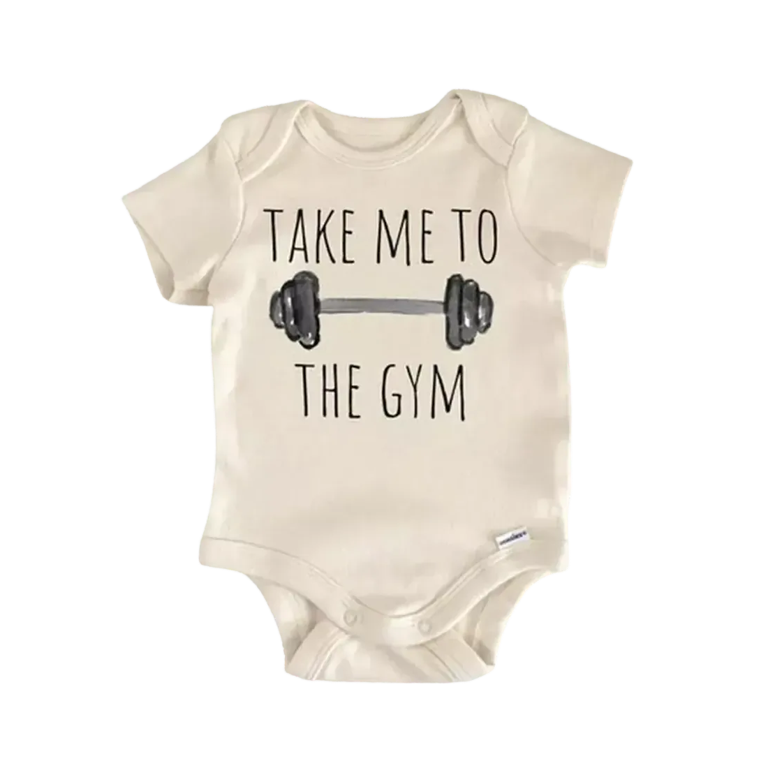 Gym Bodybuilder Workout Newborn Baby Onesie® Bodysuit