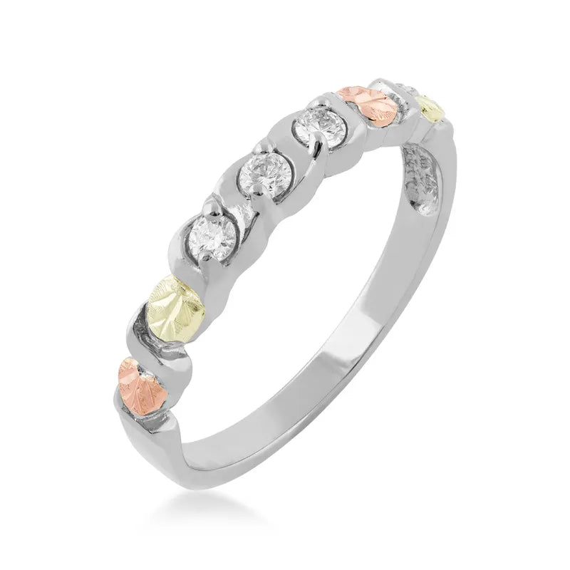 Triple Diamond - Black Hills Gold Ladies Ring