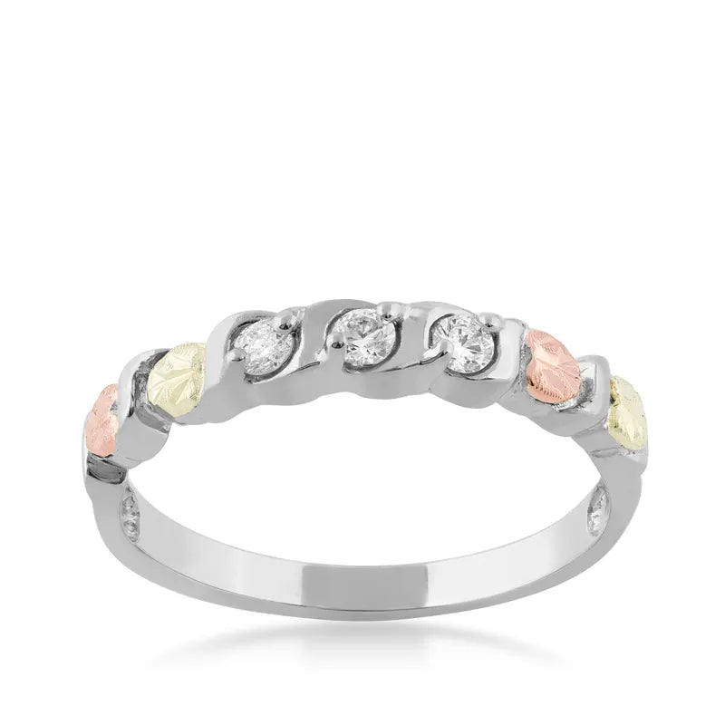 Triple Diamond - Black Hills Gold Ladies Ring