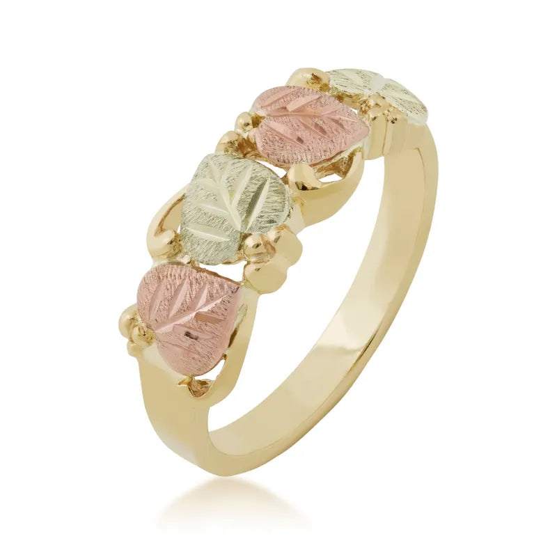 Traditional V - Black Hills Gold Ladies Ring