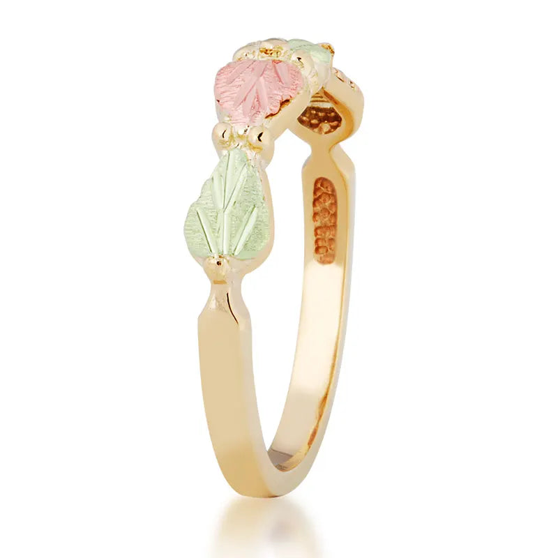 Four Leaves - Black Hills Gold Ladies Ring