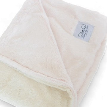 Luxury Duo Baby Blanket - Pink/Ivory