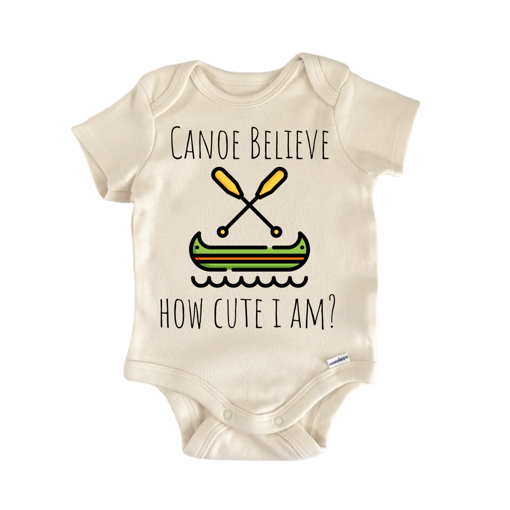 Canoe Lake Paddle Newborn Baby Onesie® Bodysuit