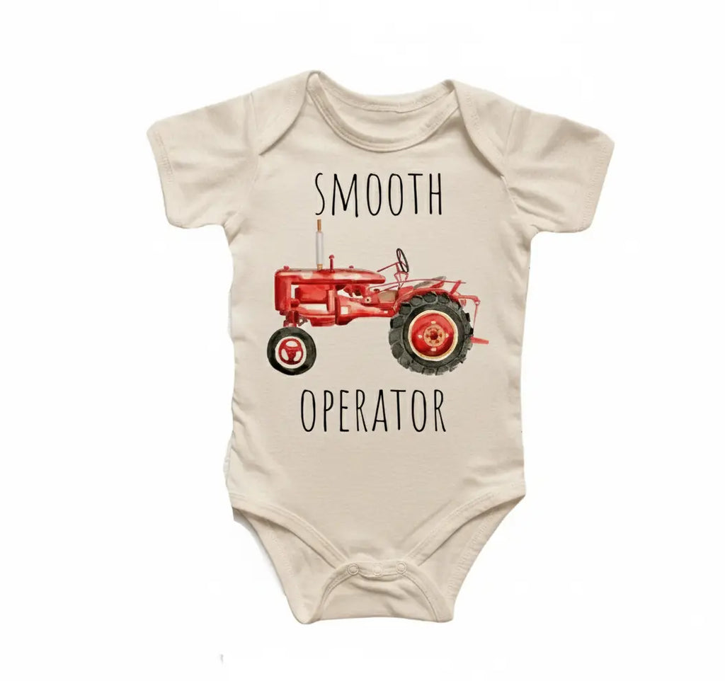Farm Tractor Newborn Baby Onesie® Bodysuit