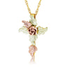 Foliage Cross - Black Hills Gold Pendant