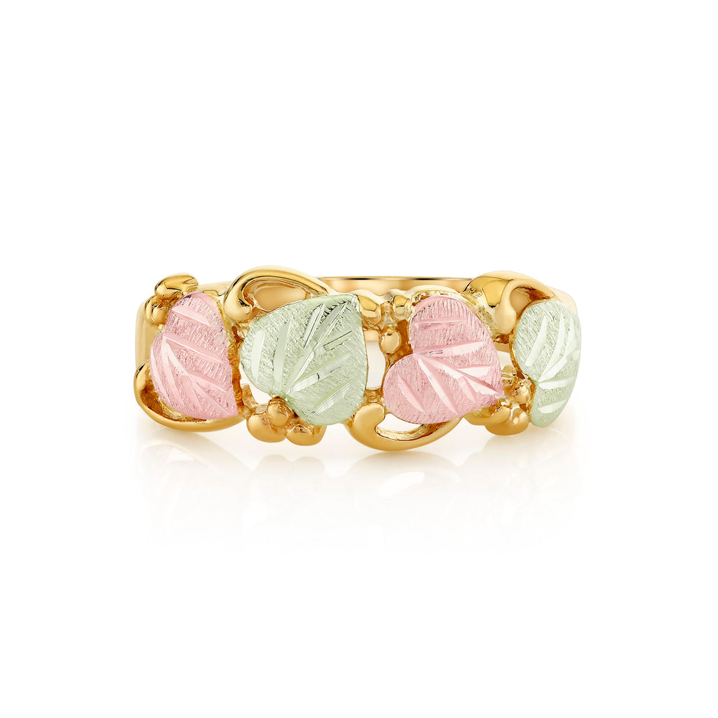 Traditional V - Black Hills Gold Ladies Ring
