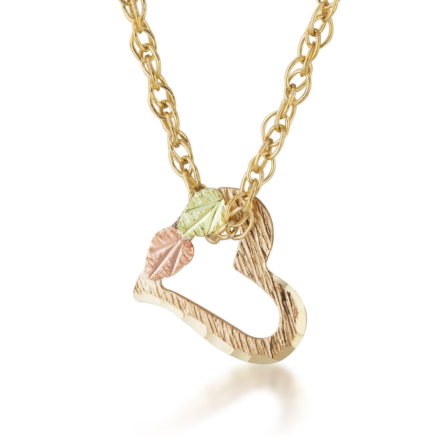 Hanging Heart - Black Hills Gold Pendant