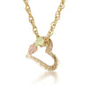 Hanging Heart - Black Hills Gold Pendant