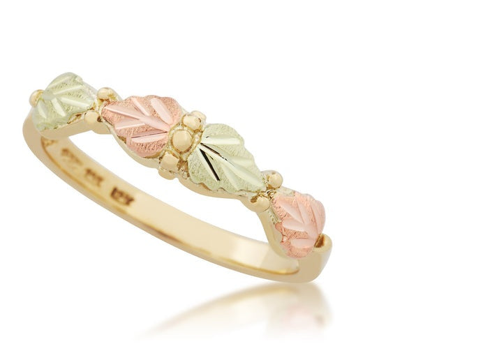 Four Leaves - Black Hills Gold Ladies Ring