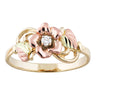 Red Diamond Rose - Black Hills Gold Ladies Ring