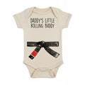 Jiu Jitsu Rolling Newborn Baby Onesie® Bodysuit