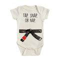 Jiu Jitsu Tap Nap Newborn Baby Onesie® Bodysuit