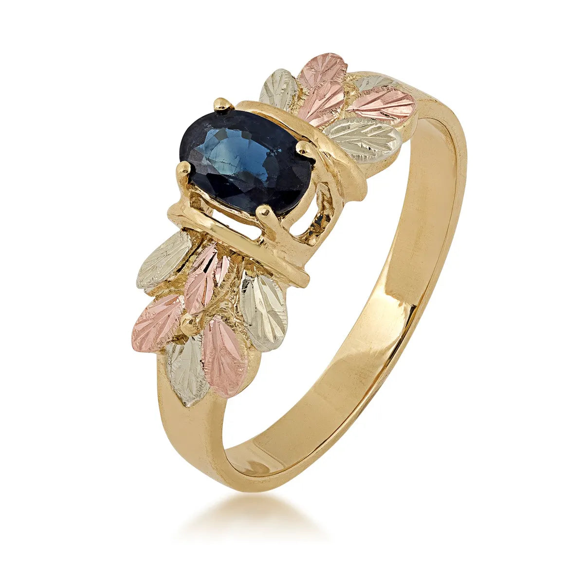 Genuine Sapphire - Black Hills Gold Ladies Ring
