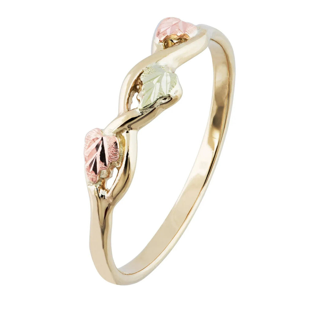 Three Leaves - Black Hills Gold Ladies Ring