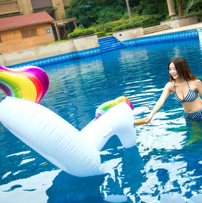 Inflatable Unicorn Pool Float, Popular Swim Ring