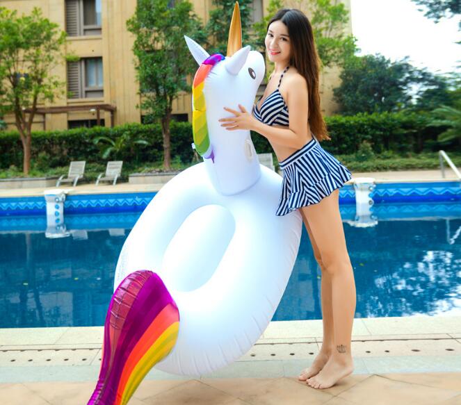 Inflatable Unicorn Pool Float, Popular Swim Ring