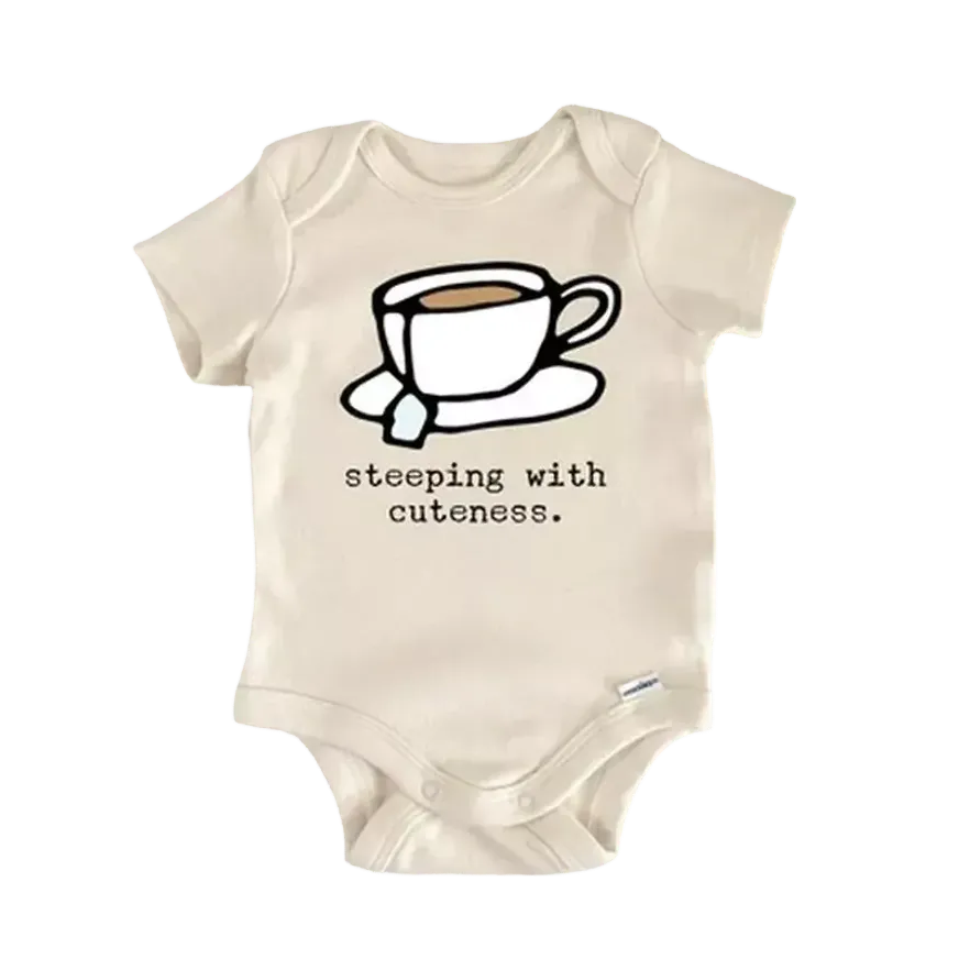 Tea Matcha Boba Newborn Baby Onesie® Bodysuit