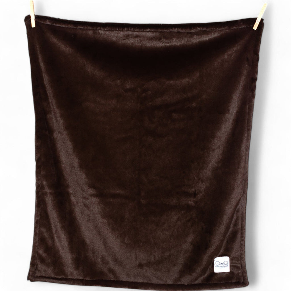 Luxury Baby Blanket - Chocolate