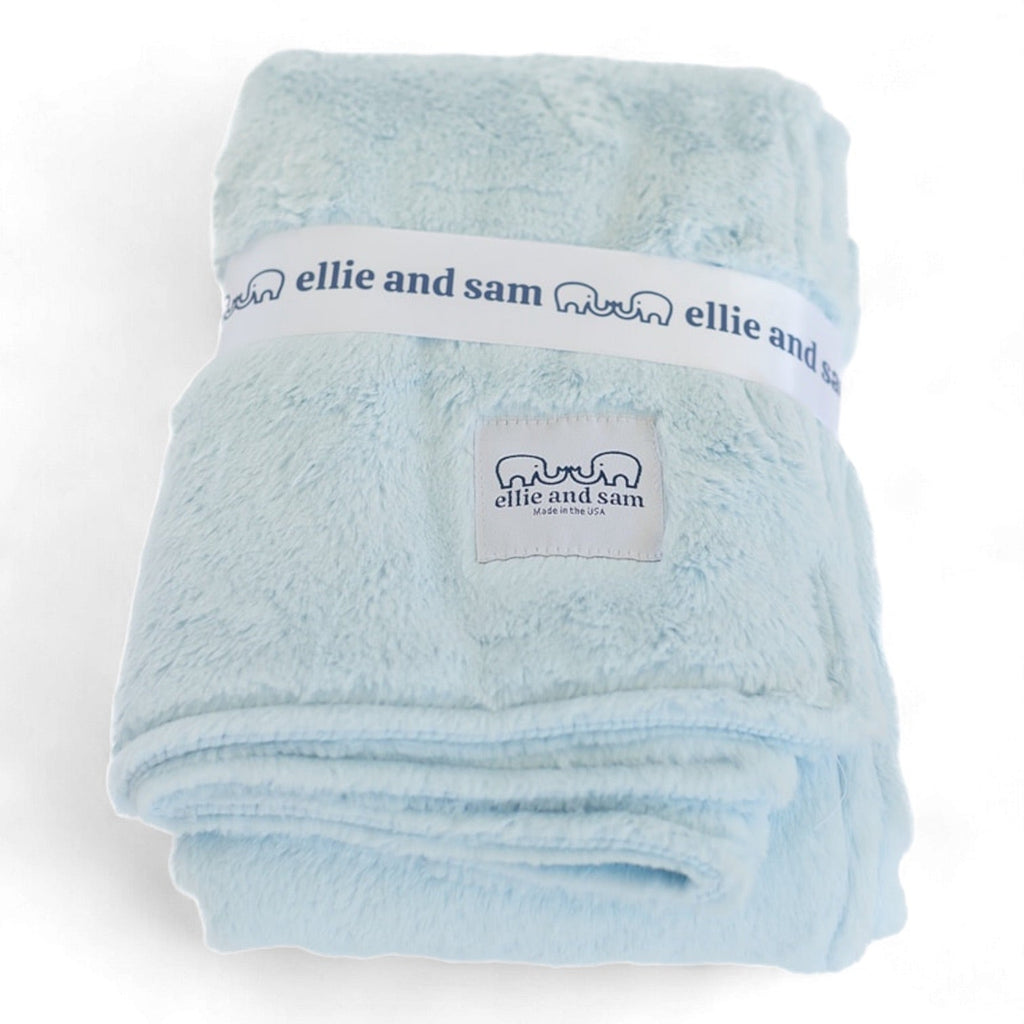Luxury Baby Blanket - Blue