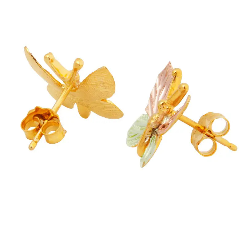 Butterfly - Black Hills Gold Earrings