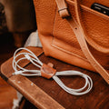Leather Headphone/Cord Keeper  - USA Made