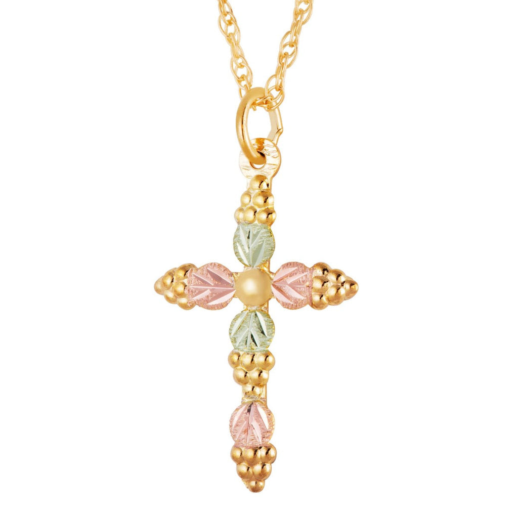 Unique Cross - Black Hills Gold Pendant