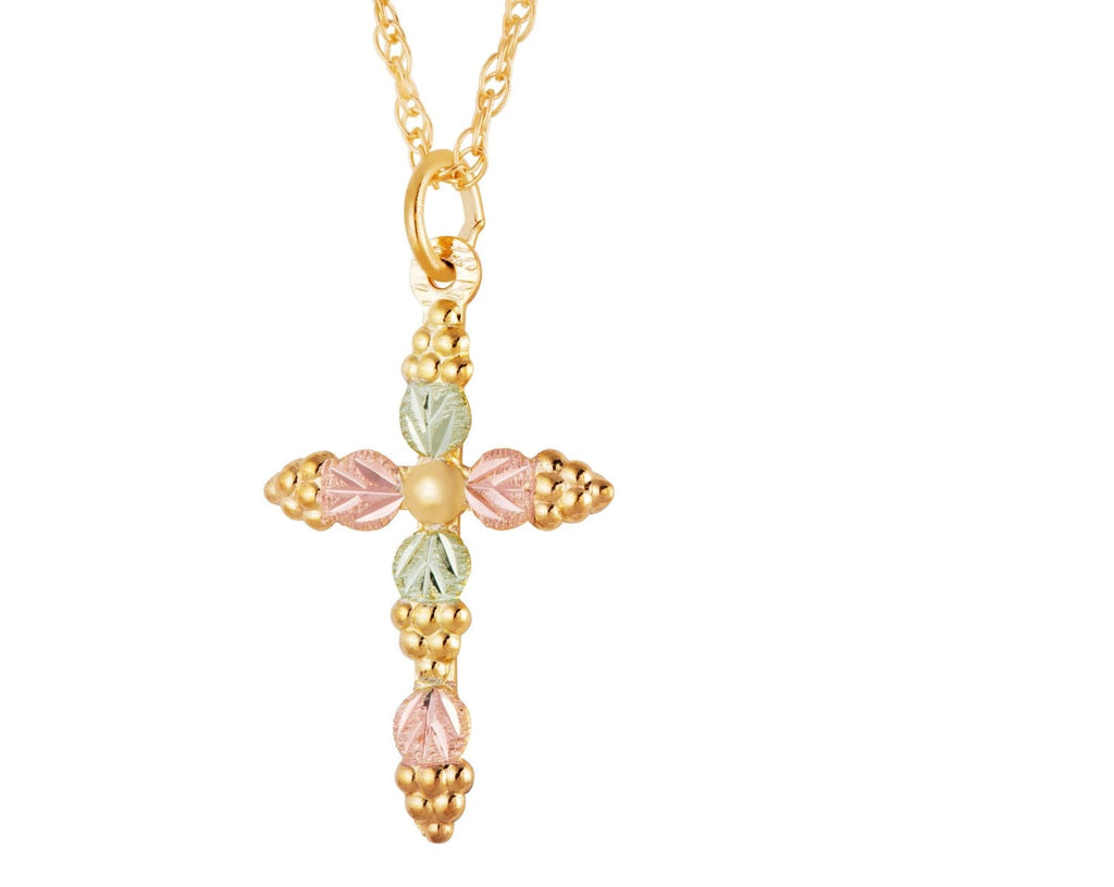 Unique Cross - Black Hills Gold Pendant