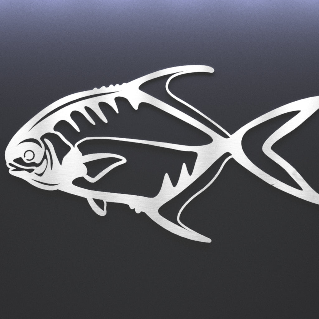 Steel Permit Fish Wall Art